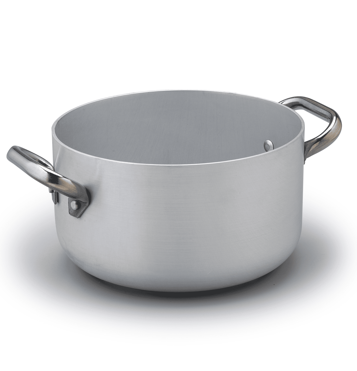 Agnelli Casseruola alta con due maniglie inox induzione e gas Alluminio