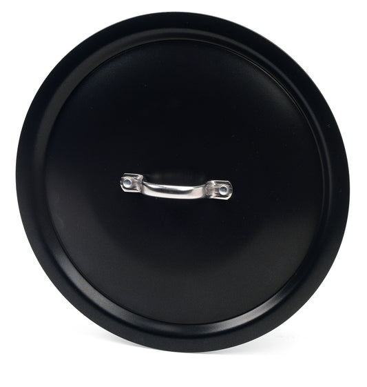 Agnelli - Coperchio con ponticello inox al-black 28 cm - ALSA129SS28